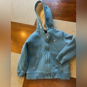 Fat Face Sherpa lined zip‎ up sweatshirt